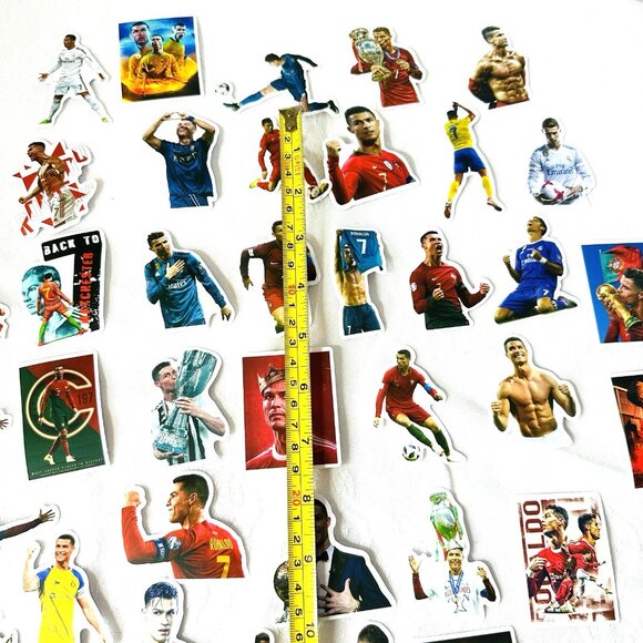 CR7 Cristiano Ronaldo 1 Pack 50 Decals Stickers Soccer Football FIFA World Cup - Picture 12 of 13